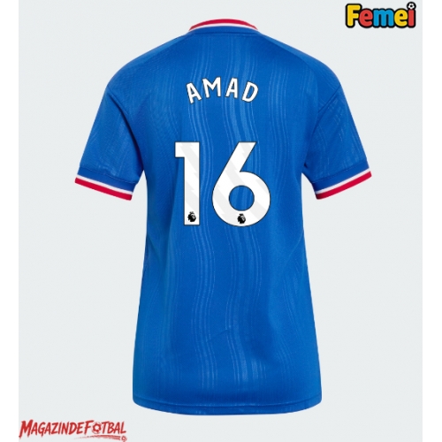 Manchester United Amad Diallo #16 Tricou Fotbal Replică 2026-27 Femei Deplasare Manchester United Amad Diallo #16 Tricou Fotbal Replică 2026-27 Femei Deplasare